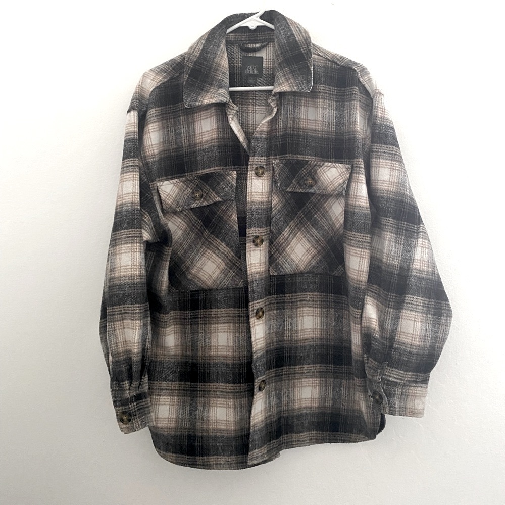 Plaid shacket